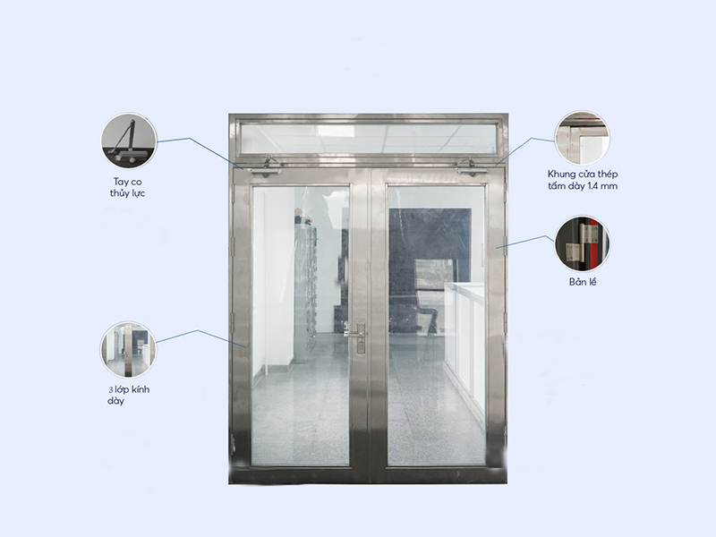 Ads cửa kính